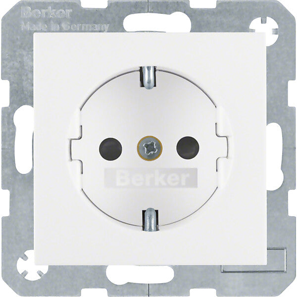 Hager/Berk Schuko-Steckdose pws matt 47231909
